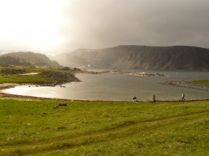 Strand richting Berlevag