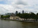 Sky line met op de voorgrond de Tower of London