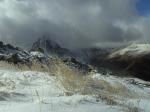 Nufenen pass, verse sneeuw