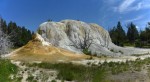 0299 Yellowstone Mammoth hot springs, Orange spring mount